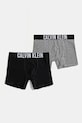 Detské boxerky Calvin Klein Underwear 2-pak jemný vzor čierna B70B700512.PPYA