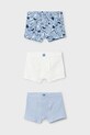 Dětské boxerky Mayoral 3-pack přiléhavé boxerky modrá 10898.5K.Mini.PPYA