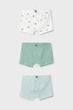 Mayoral boxeri copii 3-pack boxeri verde 10898.5K.Mini.PPYA