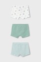 Mayoral boxeri copii 3-pack 10898.5K.Mini.PPYA verde SS25