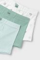 Băieți Mayoral boxeri copii 3-pack 10898.5K.Mini.PPYA verde