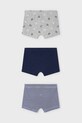 Dětské boxerky Mayoral 3-pack 10898.5K.Mini.PPYA šedá SS25