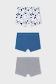 Dětské boxerky Mayoral 3-pack 10898.5K.Mini.PPYA modrá SS25