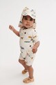 Liewood kostium kąpielowy niemowlęcy Thor Baby Swim Jumpsuit LW19672 beżowy