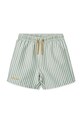 Παιδικό σορτς κολύμβησης Liewood Duke Stripe Board Shorts Planet friendly τιρκουάζ LW19940