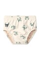 Liewood kąpielówki niemowlęce Anthony Baby Printed Swim Pants Planet friendly beżowy LW19980