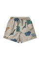 Liewood pantaloni scurți de baie copii Duke Printed Board Shorts Planet friendly bej LW20068