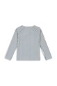 Detské tričko s dlhým rukávom na kúpanie Konges Sløjd ASTER SWIM BLOUSE GRS KS102479 modrá SS25