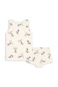 Konges Sløjd piżama BASIC TANK UNDERWEAR SET GOTS KS103382 beżowy SS25