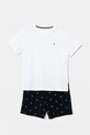 Detské pyžamo Tommy Hilfiger jednofarebný biela UB0UB00581.PPYA