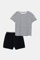 Tommy Hilfiger piżama dziecięca wzorzyste granatowy UB0UB00581.PPYA