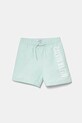 Detské plavkové šortky Calvin Klein Jeans Planet friendly tyrkysová KV0KV00053.PPYA