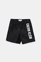 Detské plavkové šortky Calvin Klein Jeans Planet friendly čierna KV0KV00053.PPYA