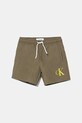 Calvin Klein Jeans pantaloni scurti de baie copii Planet friendly verde KV0KV00056.PPYA