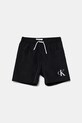 Дитячі шорти для плавання Calvin Klein Jeans Planet friendly чорний KV0KV00056.PPYA