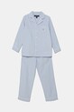 Детска памучна пижама Polo Ralph Lauren комплект син 9P0193