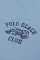 Chłopiec Polo Ralph Lauren piżama bawełniana dziecięca 8P0249 niebieski