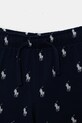 Polo Ralph Lauren pijamale de bumbac pentru copii bleumarin 9P0250