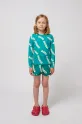 Bobo Choses shorts nuoto bambini Wavy turchese 125AC117