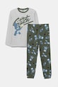 United Colors of Benetton pijama copii cu modele gri 3VR50P08G.G.Seasonal