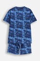 Detské bavlnené pyžamo Coccodrillo WC5448216PJS modrá SS25