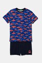 United Colors of Benetton gyerek pamut pizsama nyomtatásos sötétkék 3X0Y0P08Q.G.Seasonal