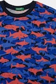 Băieți United Colors of Benetton set de pijama de bumbac pentru copii 3X0Y0P08Q.G.Seasonal bleumarin