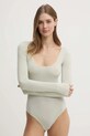 Patrizia Pepe body dzianina zielony 8M1689.J257