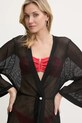Calvin Klein cămașă de plajă negru KW0KW02743