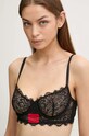 Бюстгальтер HUGO мереживо чорний 50535061