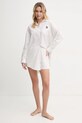 Pamučne kratke hlače za plažu HUGO 50531657 bijela SS25