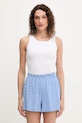 HUGO pantaloni scurți de pijama 50534304 violet SS25