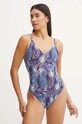 Vilebrequin costum de baie dintr-o bucată FILE moale violet ILEAH160