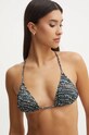 Vilebrequin sutien de baie LUXE usor rigidizat negru LXEBH113