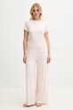 BOSS pantaloni de pijama 50535703 roz SS25