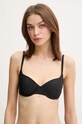 BOSS sutien de baie cu balene negru 50535148