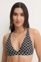 Karl Lagerfeld sutien de baie A1W46039 negru SS25