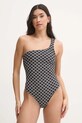 Karl Lagerfeld costum de baie dintr-o bucată moale negru A1W46043