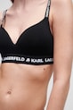 Podprsenka Karl Lagerfeld LOGO PADDED A1W47012 čierna AA00