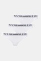 Karl Lagerfeld tanga 3 db sima fehér A1W47149
