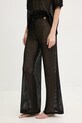Twinset spodnie plażowe czarny 251LB3QCC