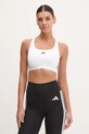 adidas Performance reggiseno sportivo Powerreact Hyperglam leggermente imbottita bianco IX9253