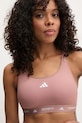 adidas Performance sportmelltartó Techfit melltartó merevítő nélkül rózsaszín JI5567