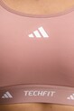 Спортен сутиен adidas Performance Techfit кафяв JI5567