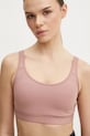 Бюстгальтер для йоги adidas Performance All Me легко ущільнена коричневий JN6876