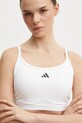 adidas Performance biustonosz sportowy Aeroreact bez fiszbinów biały JG1403