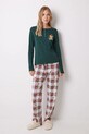 Bavlněné pyžamo women'secret GRINCH potisk zelená 3138653