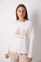 women'secret pijamale de bumbac DAILY TEDDY 3598076 bej SS25