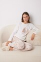 women'secret pijamale de bumbac DAILY TEDDY 3598076 bej