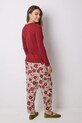 Одежда Хлопковые пижамные брюки women'secret MIX AND MATCH LOVE ACTUALLY 3708464 красный
